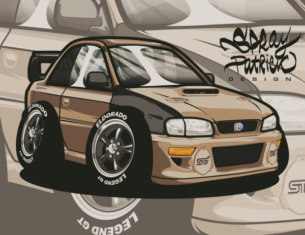 Субару Импреза вектор