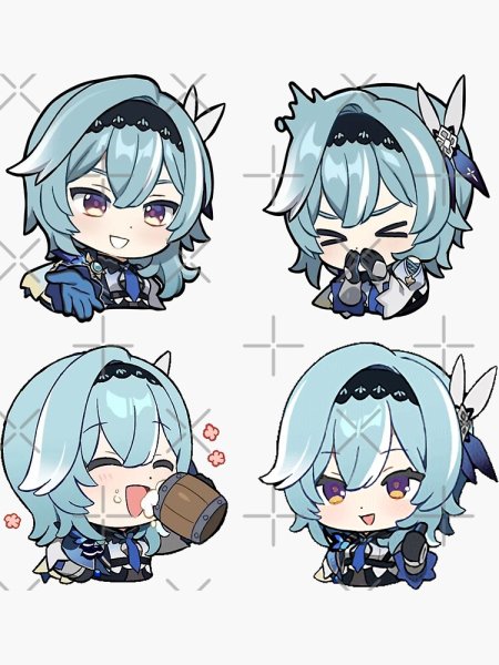 Хонкай Стикеры Чиби