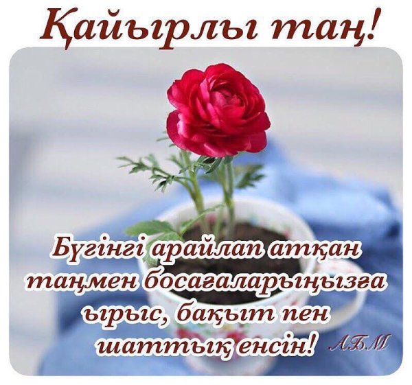 Қайырлы таң тілектері открытки и жексенбі күнге