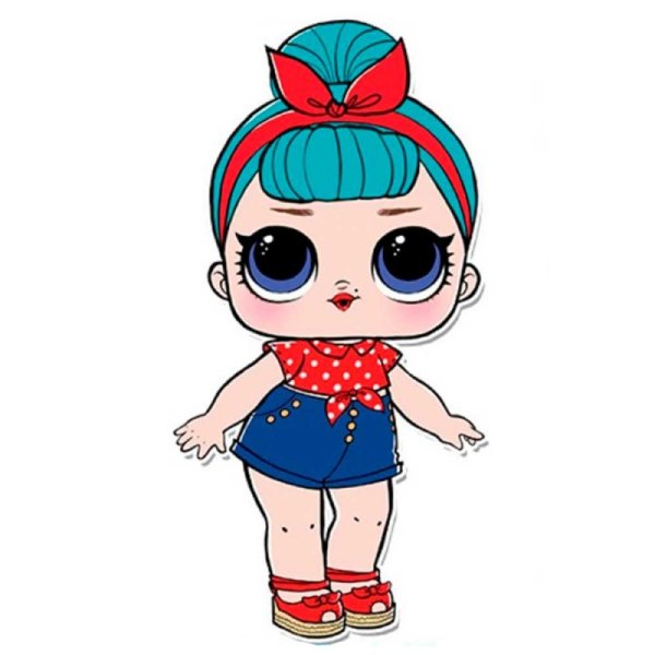 Вафельная печать куклы ЛОЛ