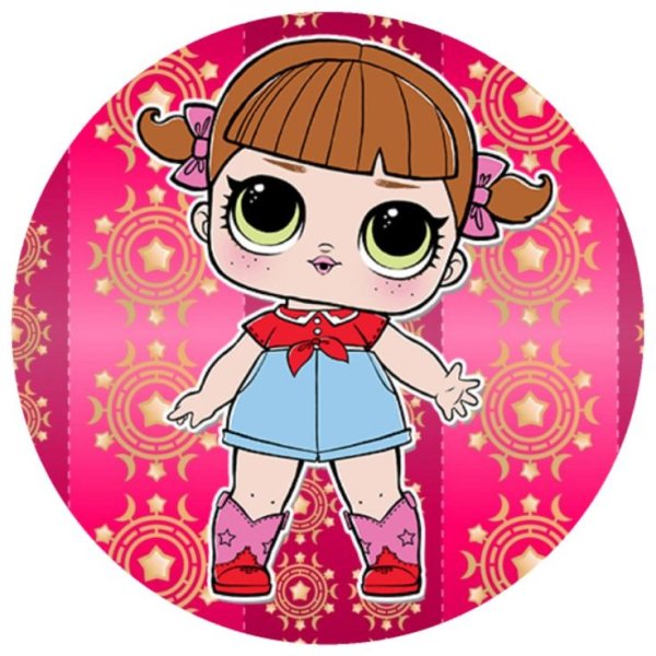 С наклейками ЛОЛ