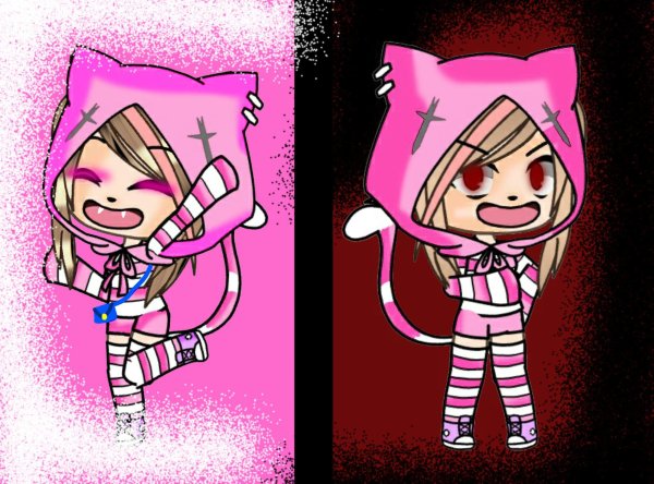 Гача лайф с розовыми волосами