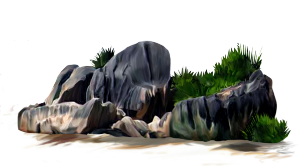 Каменная гора вектор