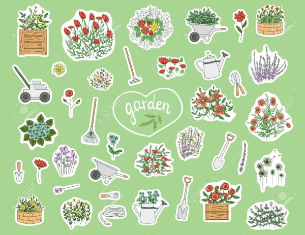 Трава стикер