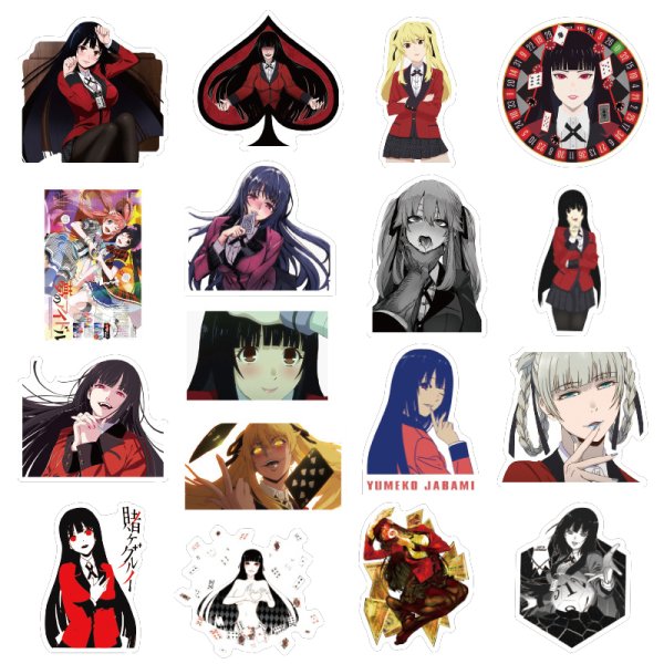 Стикеры Манга аниме Kakegurui