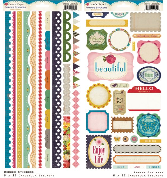 Скрапбукинг наклейки