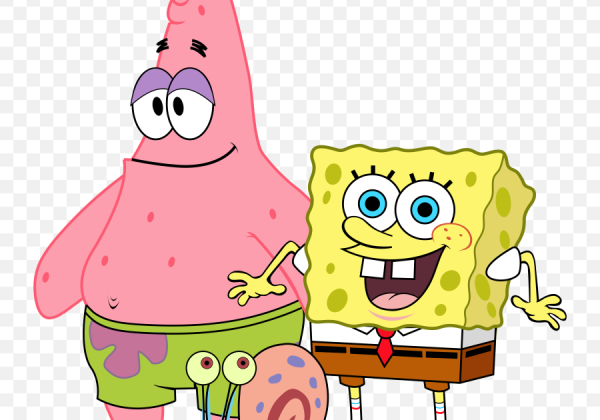 Стикеры губка Боб