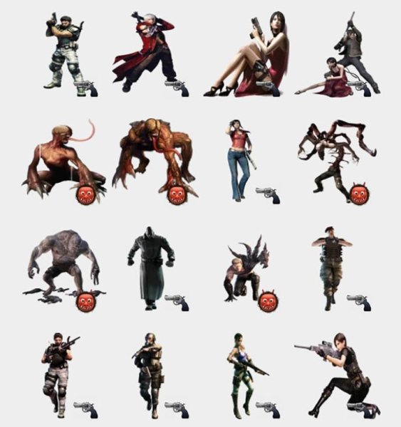 Стикеры резидент ивел