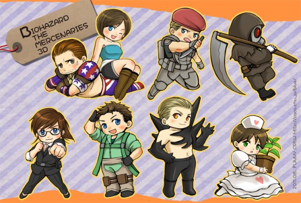 Resident Evil Крис и ханк арт