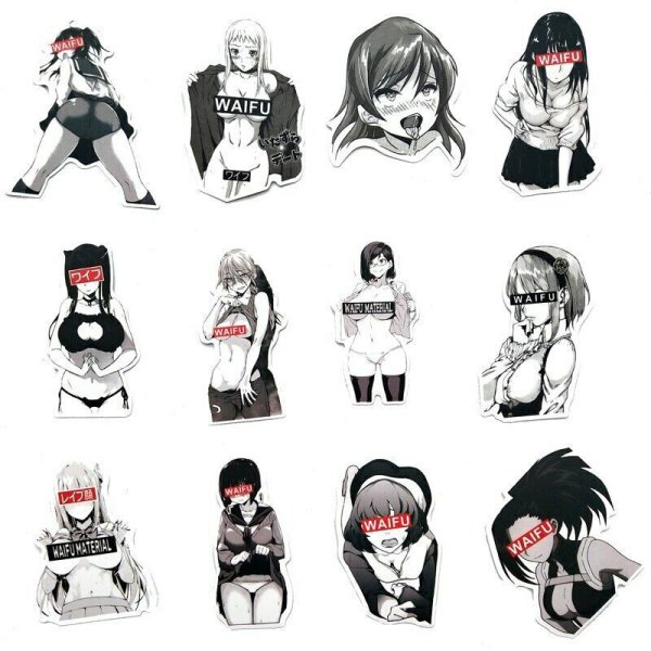 Наклейки аниме 18