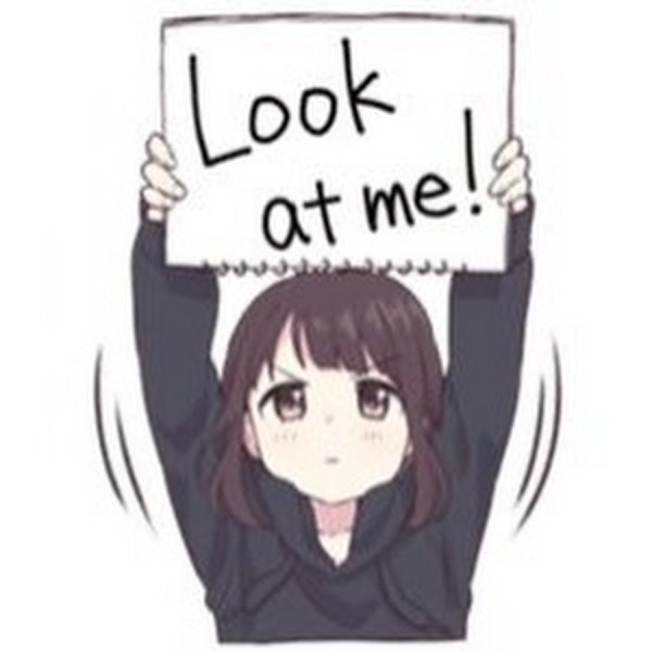 Аниме с табличкой