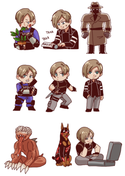 Стикеры резидент ивел