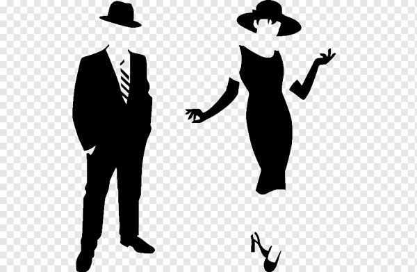 Мужской и женский силуэт