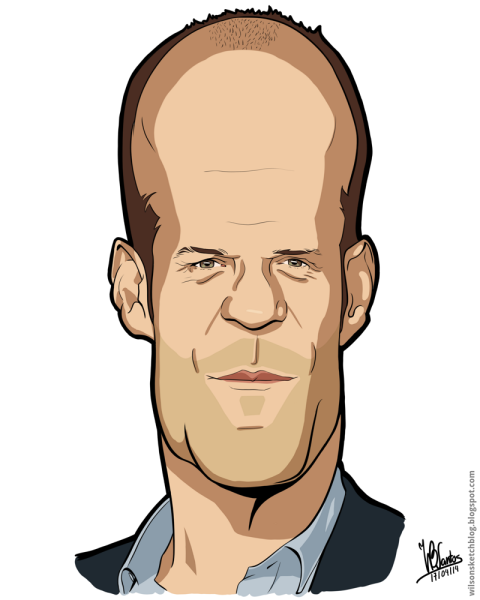 Джейсон Стэтхэм шарж