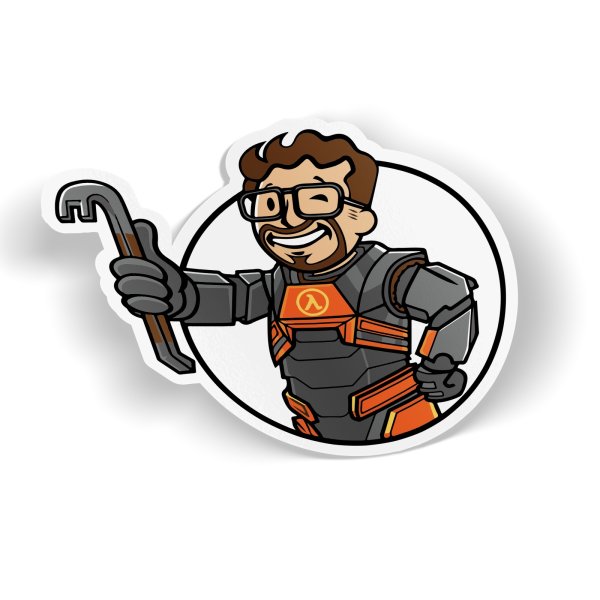 Гордон Фримен стикер