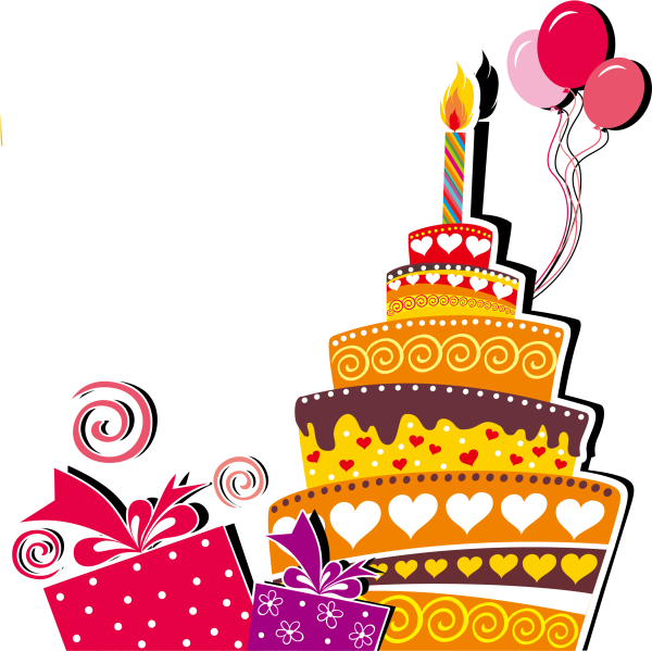 Поздравляем с днем рождения вектор