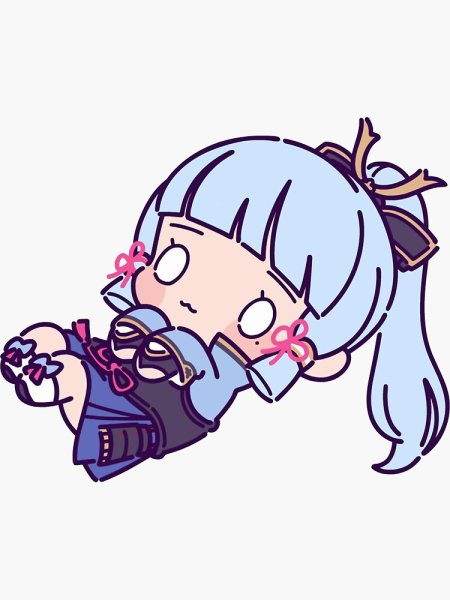 Аяка Стикеры