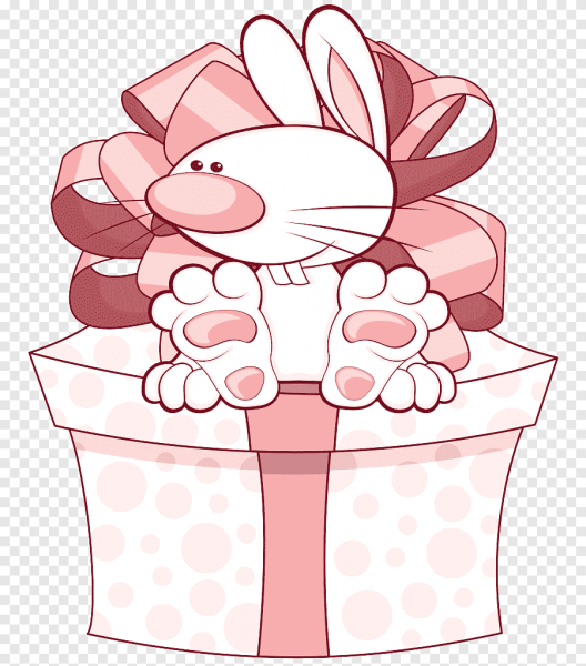 Зайчик с подарком