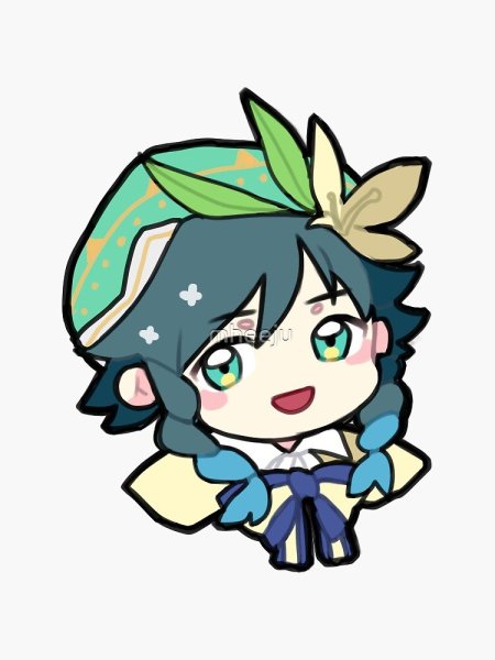 Ноэль Стикеры Геншин