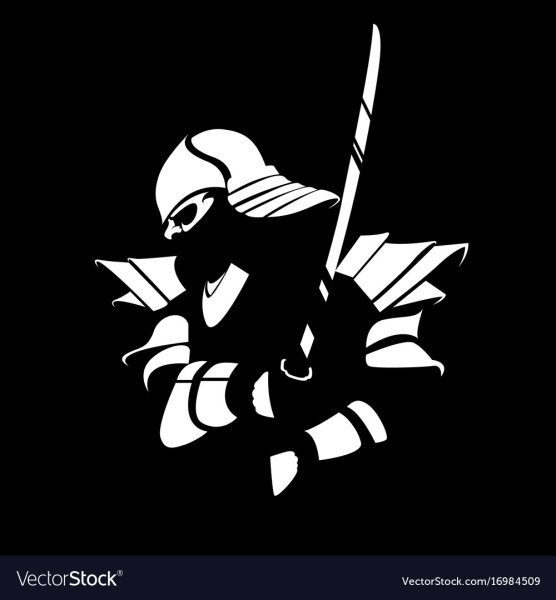 Самурай трафарет