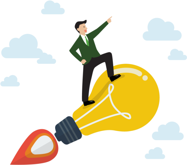 Стикер вперед