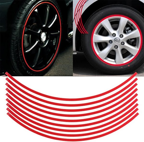 Наклейки на обод диска автомобиля