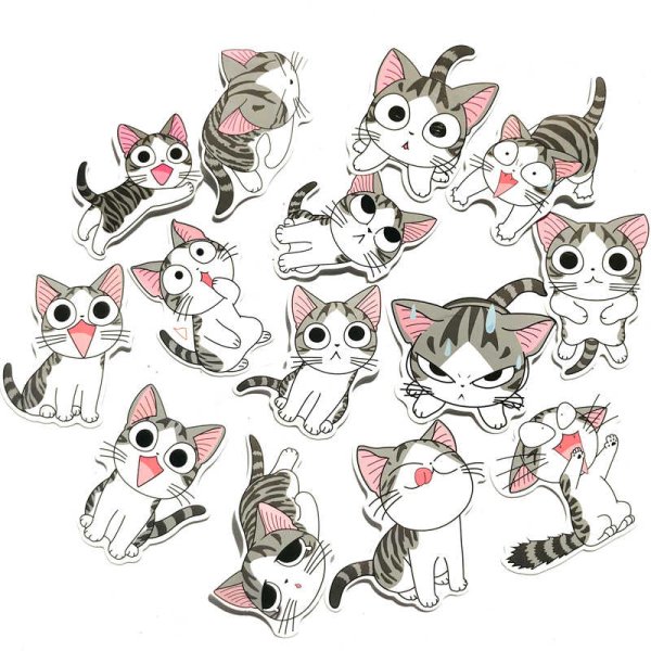 Милые наклейки котиков
