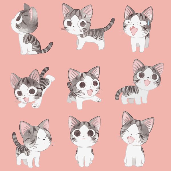 Аниме кот Чии