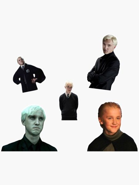 Наклейки Гарри Поттер Драко Малфой