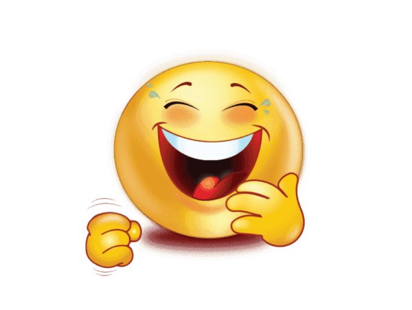 Смайлик хохочет