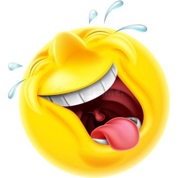 Смайлик смеющийся до слез