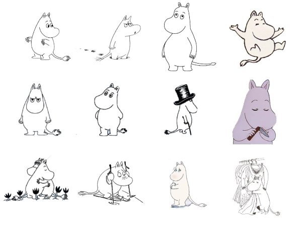 Муми Тролли Стикеры телеграмм