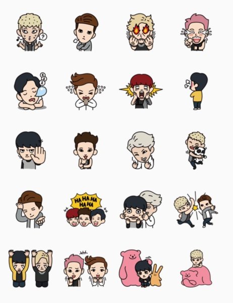 Стикеры с дорамами