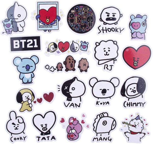 Стикеры k-Pop BTS