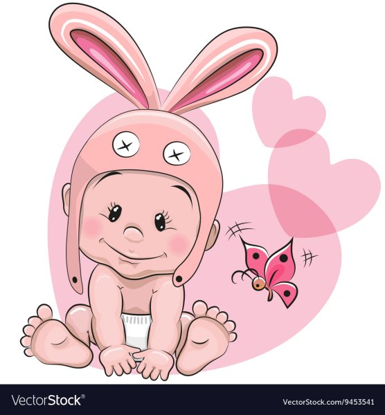 Милый мультяшный малыш