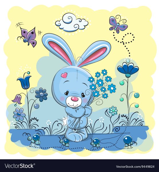 Зайцы мультяшные