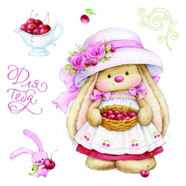 Зайки для скрапбукинга