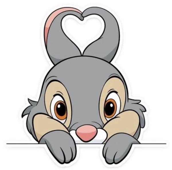 Стикеры ВК Зайка