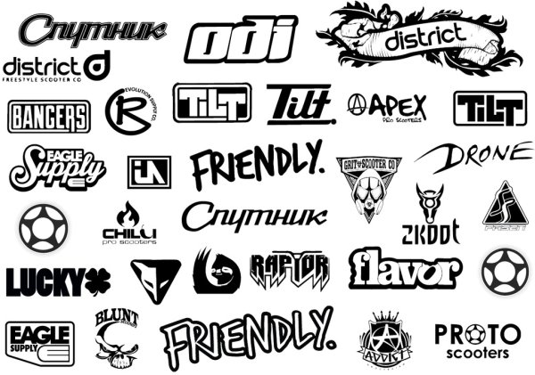 Наклейки для самоката трюкового