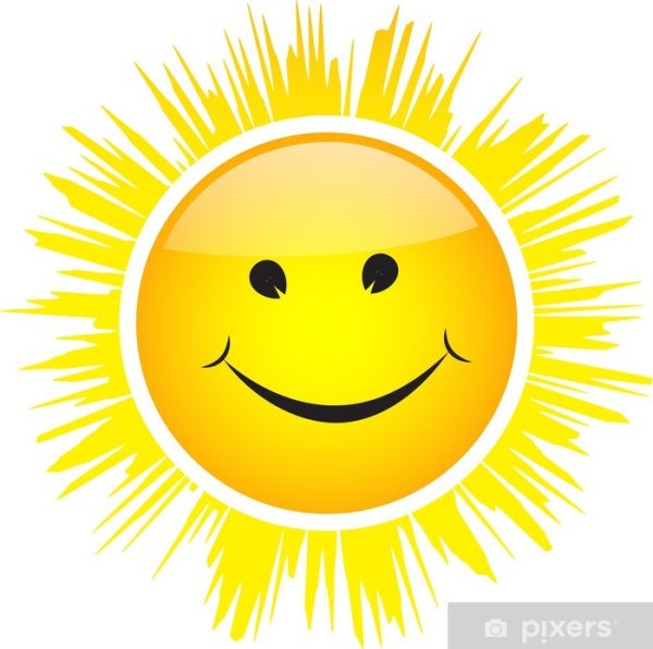 Солнце улыбается