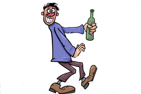 Алкоголик мультяшный