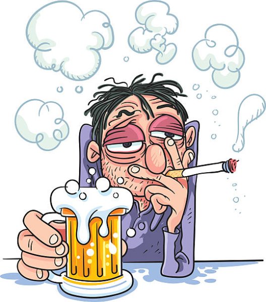 Карикатуры на курильщиков