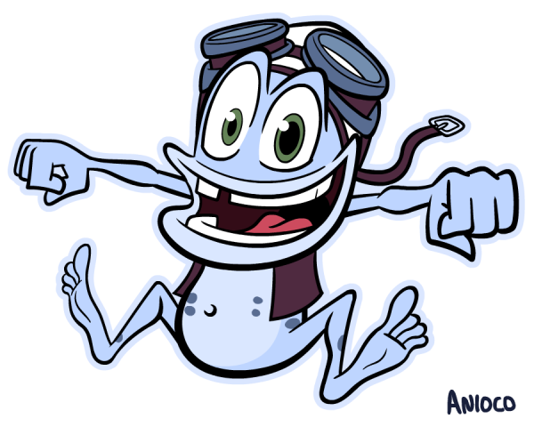 Стикер сумасшедший