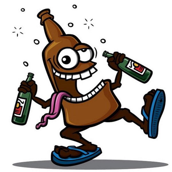 Пьяный мультяшка