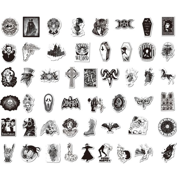 Наклейки в готическом стиле