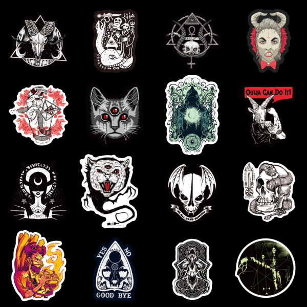 Силуэт ворона в готическом стиле