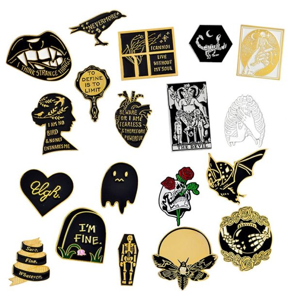 Тату в готическом стиле Минимализм