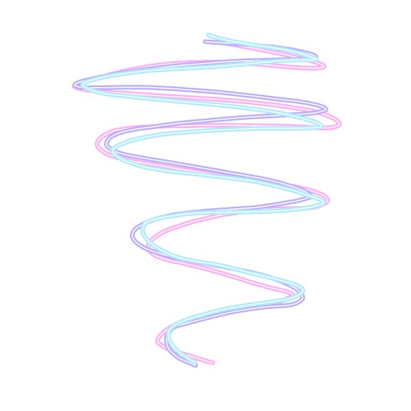 Neon cute PNG