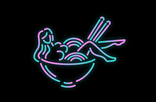 Неоновые картинки на прозрачном фоне