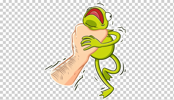 Лягушонок Кермит Стикеры